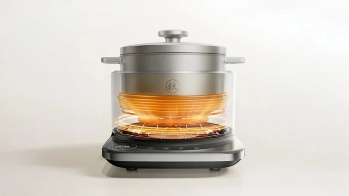 Xiaomi Mijia Smart IH Rice Cooker 2 Multifunctional Edition warna putih minimalis