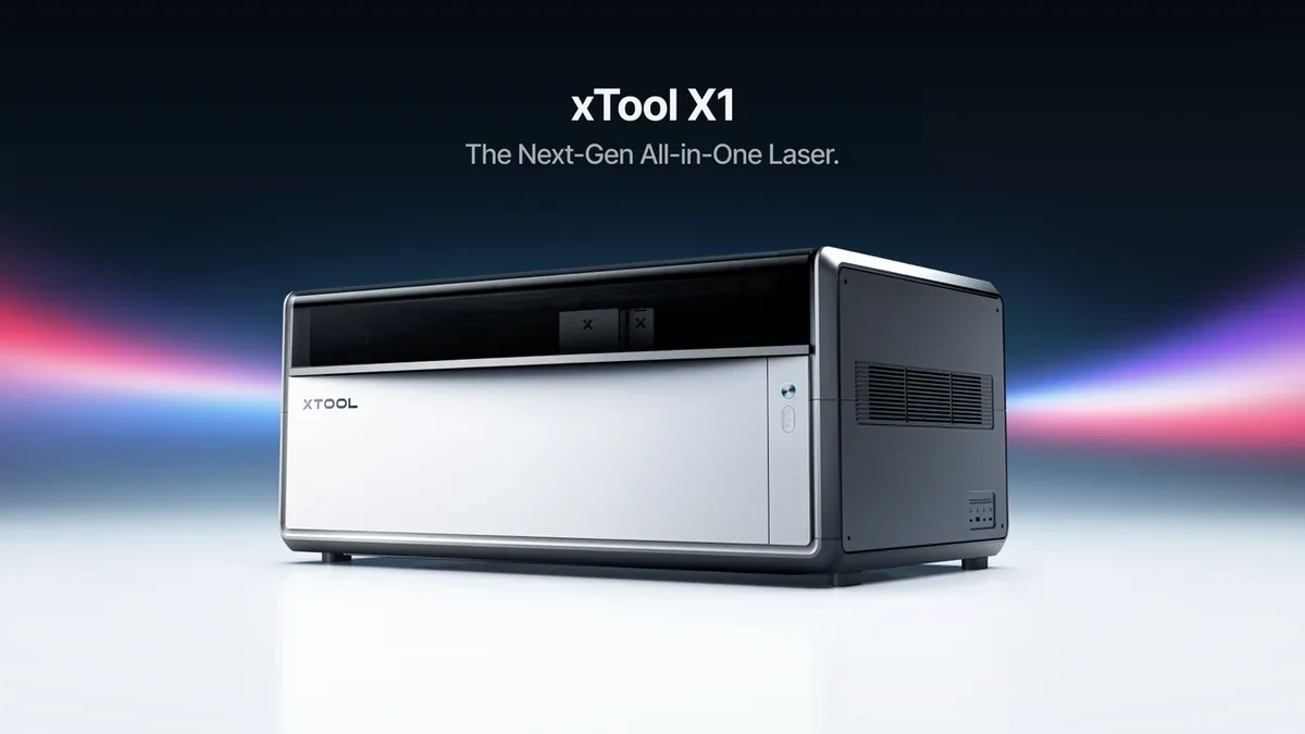Mesin laser modular xTool X1 untuk maker dan bisnis kreatif
