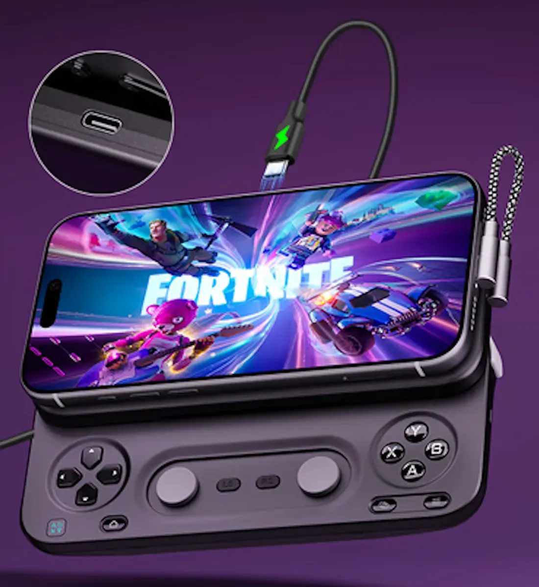 Fitur pass-thru charging pada pengontrol Abxylute M5