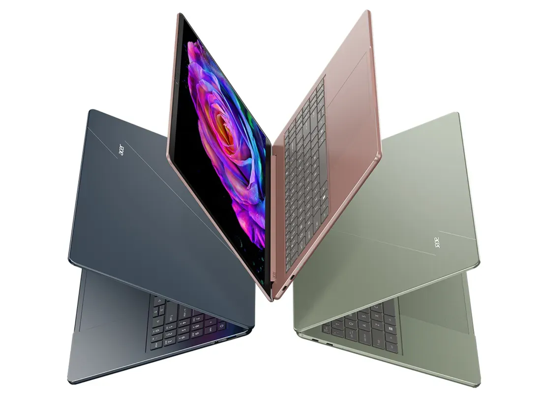 Foto tampak bagian bawah dan ventilasi Acer Swift Air 16 Rilis: Laptop 16 Inci Ringan Layar OLED 12