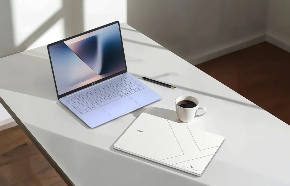 Ilustrasi swift blade 14 nda ifa mid Acer Swift Blade 14 Rilis: Laptop 799 Gram OLED 90Hz Penanta