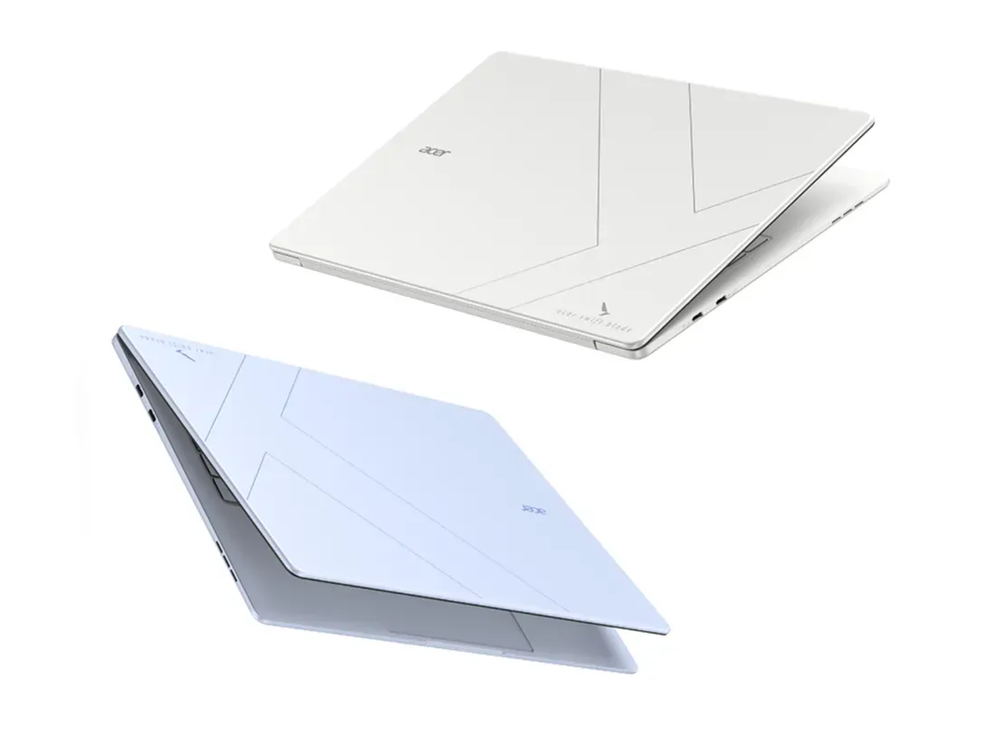 Foto tampak bagian bawah dan ventilasi Acer Swift Blade 14 Rilis: Laptop 799 Gram OLED 90Hz Penanta