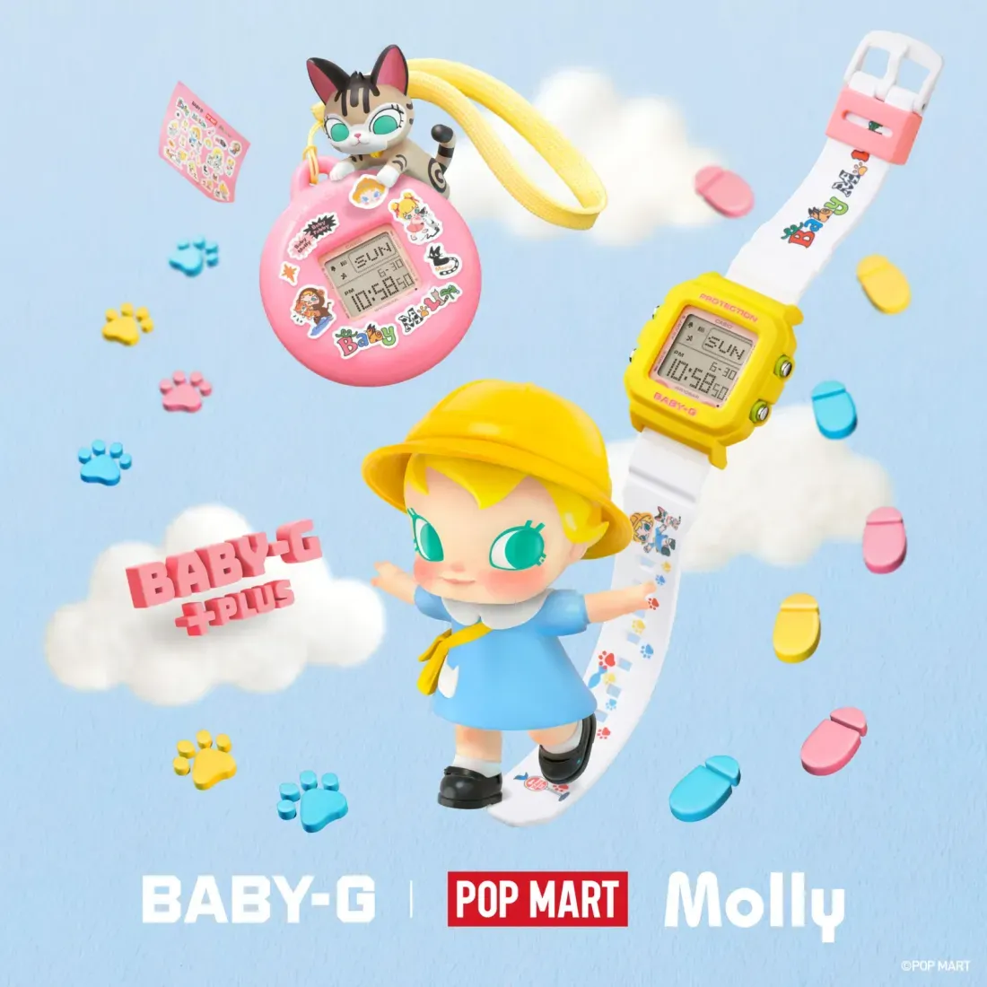 Visual promosi jam tangan Casio Baby-G BGD-10KPM-7 edisi khusus