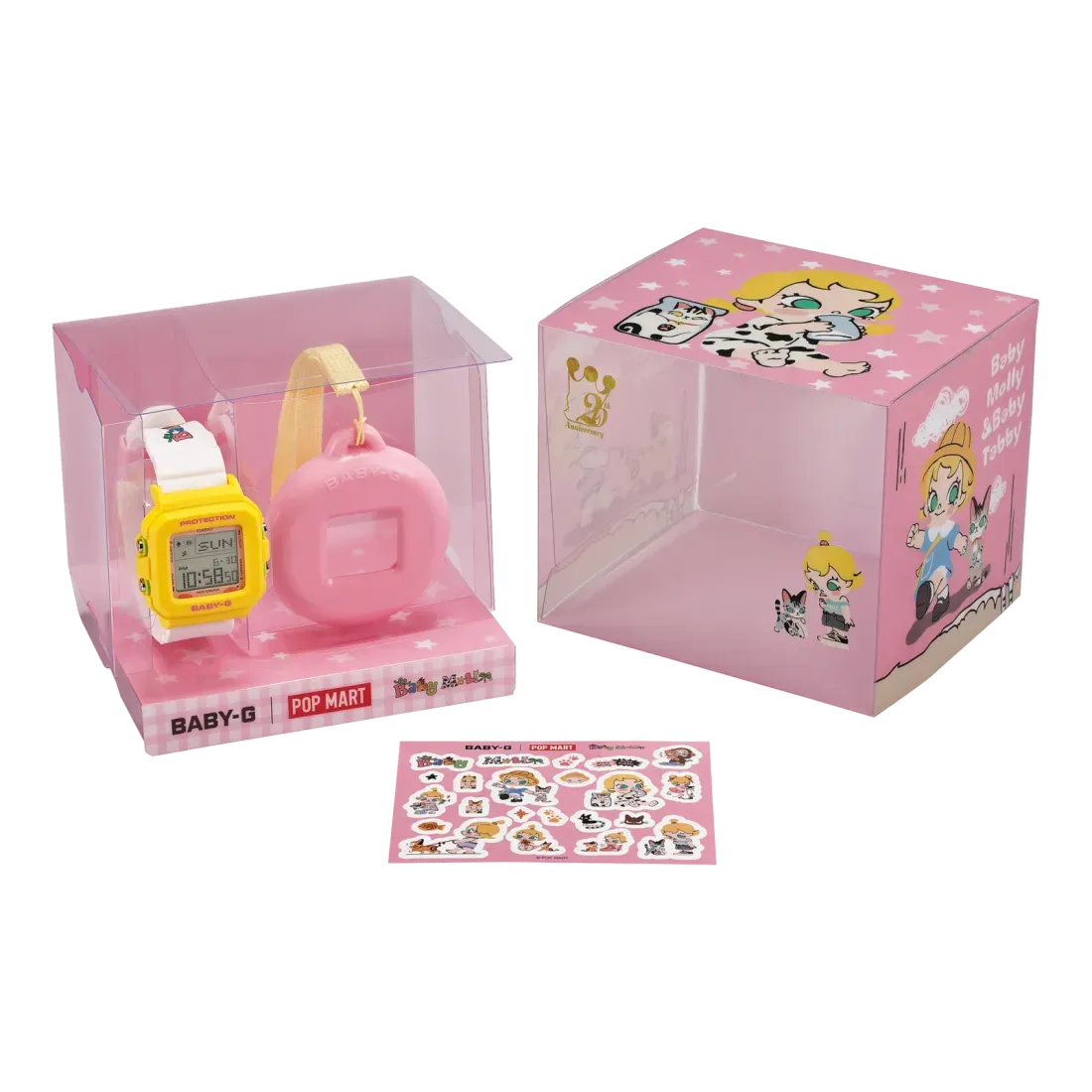 Kemasan kotak Casio Baby-G BGD-10KPM-7 dengan ilustrasi Baby Molly