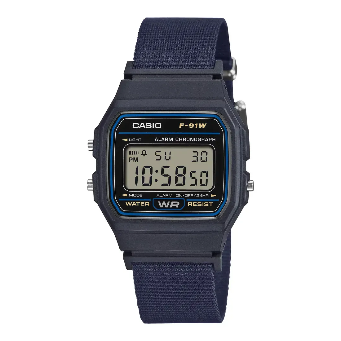 Ilustrasi casio f 91wf 2a Casio F-91WF Meluncur dengan Tali Kain Daur Ulang, Apakah La