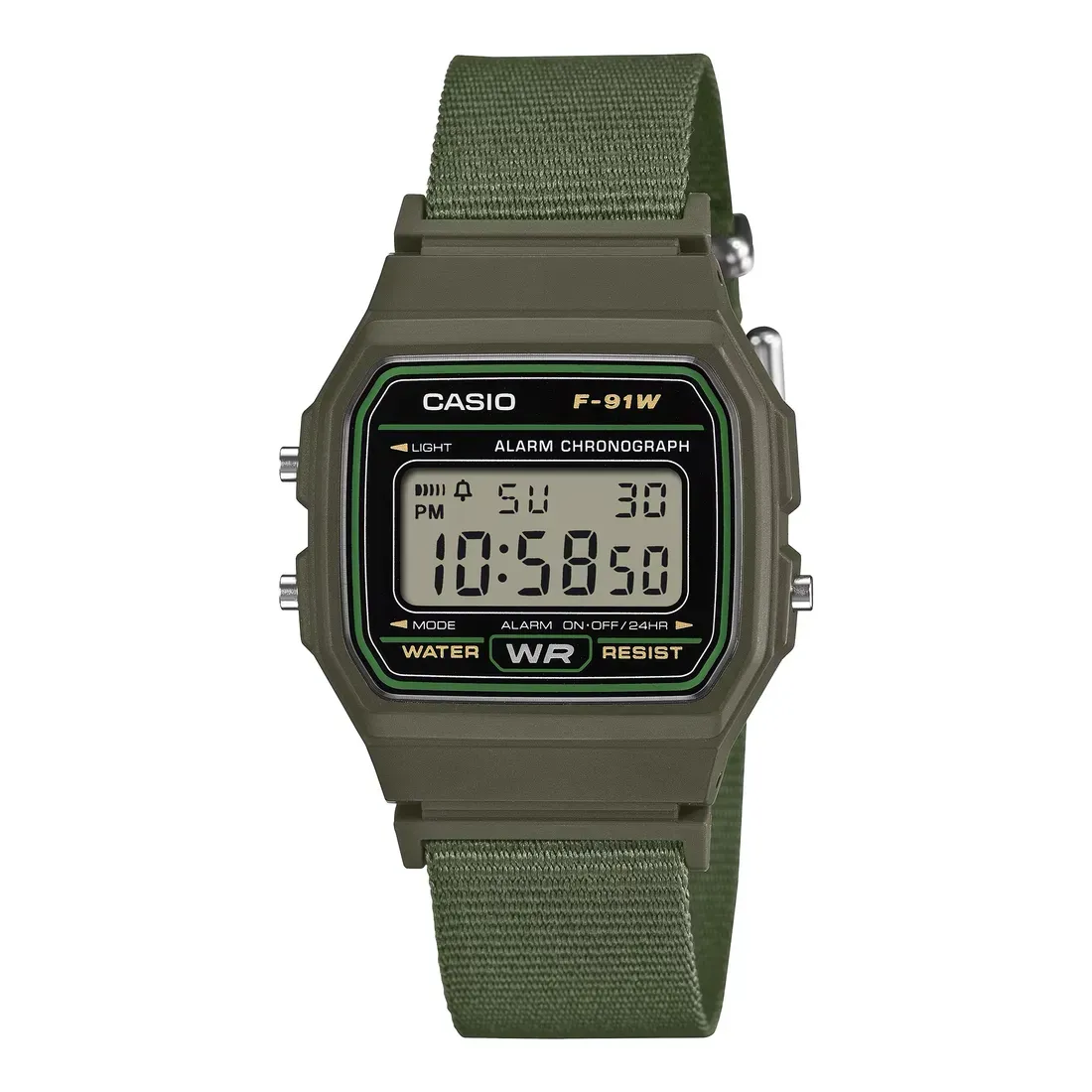 Ilustrasi casio f 91wf 3a Casio F-91WF Meluncur dengan Tali Kain Daur Ulang, Apakah La