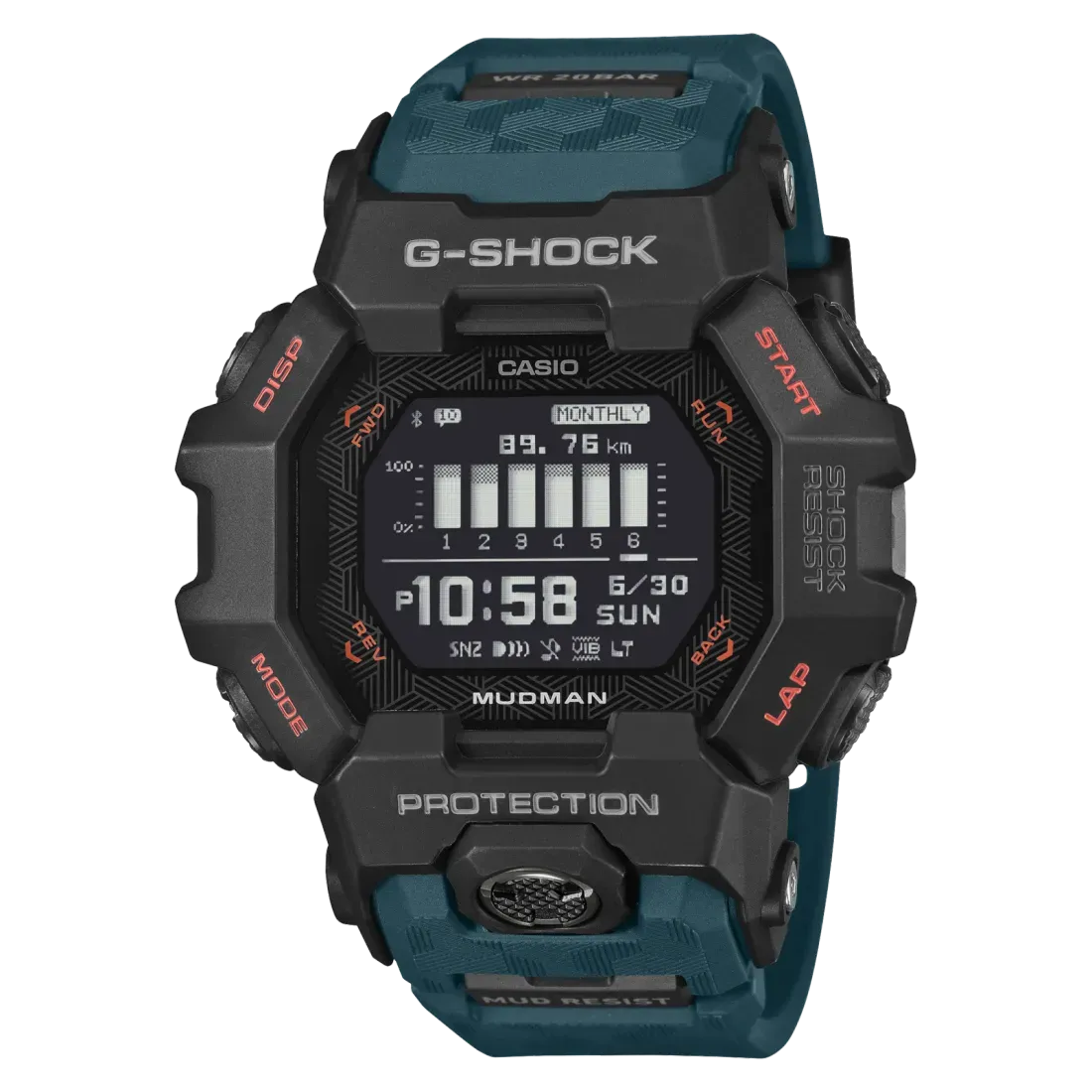 Casio Mudman GDG-B100-1A3JF varian hijau olive
