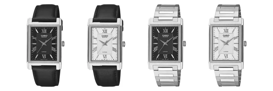 Foto tampak profil samping bodi Casio Rilis Seri Beside BMS-105: Jam Tangan Elegan Berlayar