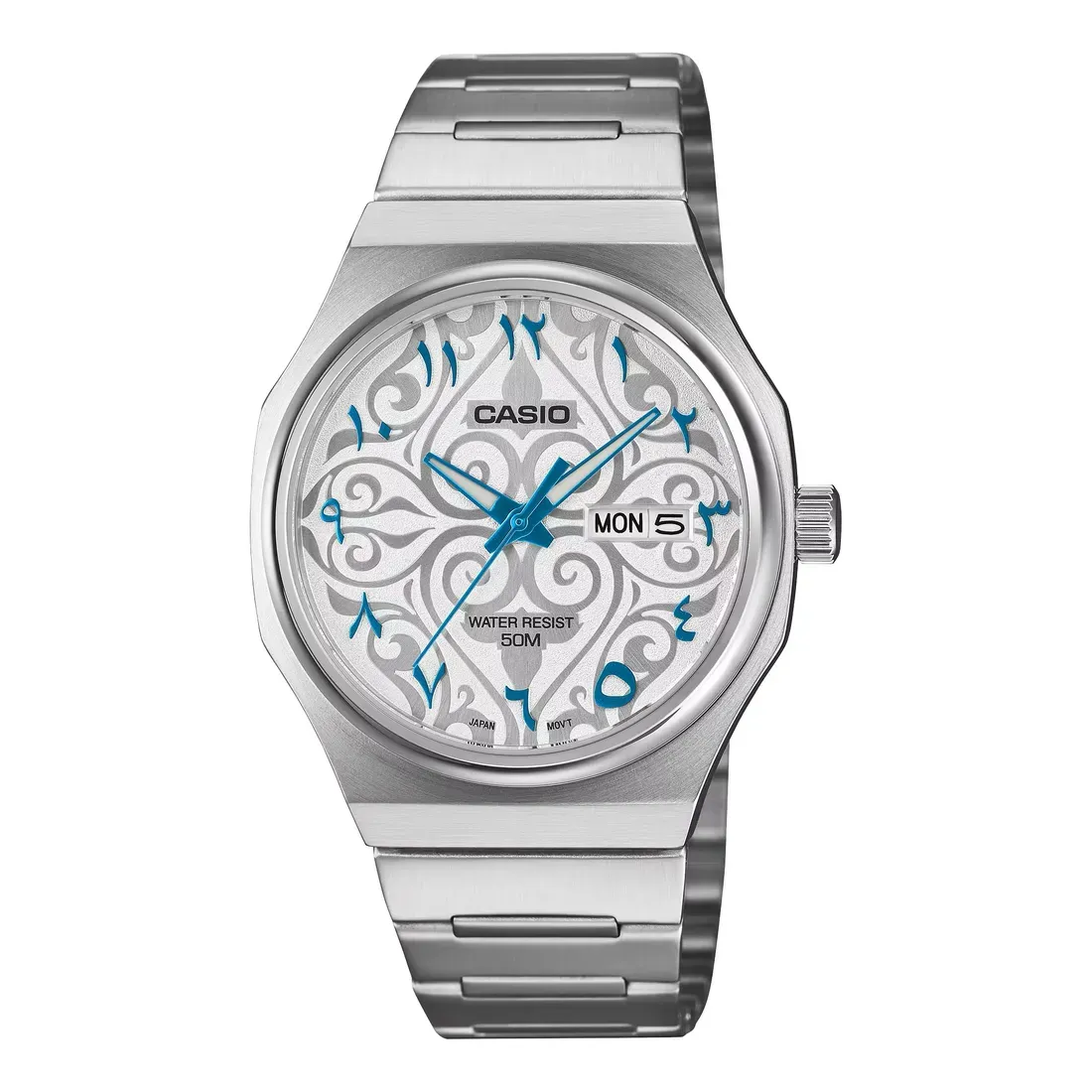 Ilustrasi mtp e735ar 7av19 Casio Rilis Seri MTP-E735AR: Jam Tangan Elegan Dial Motif Ar