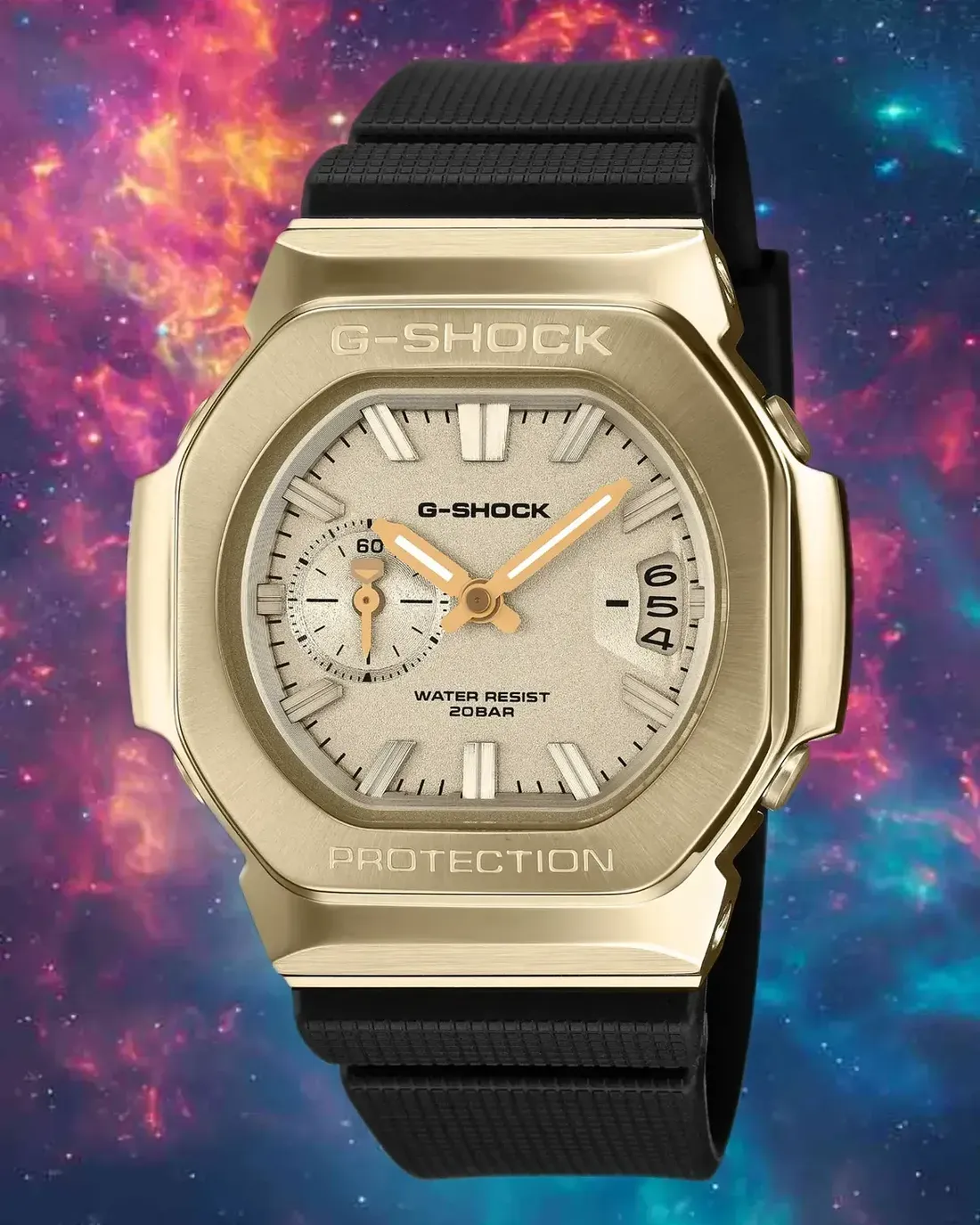 Ilustrasi get4 Casio Rilis Trio G-Shock 2500 Berbezel Logam dengan Jarum Ma