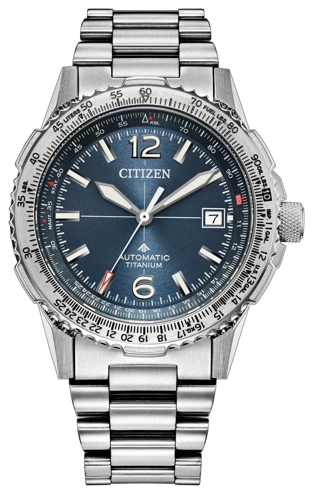 Dial biru sunray Citizen Promaster Air NK0040-58L