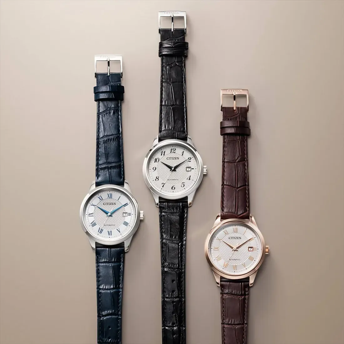 Ilustrasi citizen nj0250 01b nj0252 05a and nj0250 01a featured Citizen Rilis Trio Jam Tangan Mekanis Murah Berdesain Clous