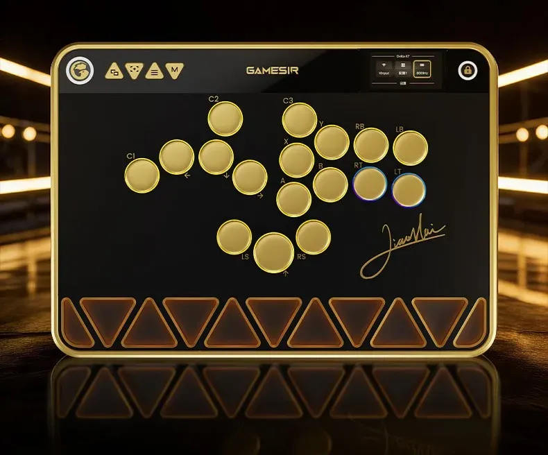 GameSir Delta X7 Hitbox dengan touch display dan polling rate 8K