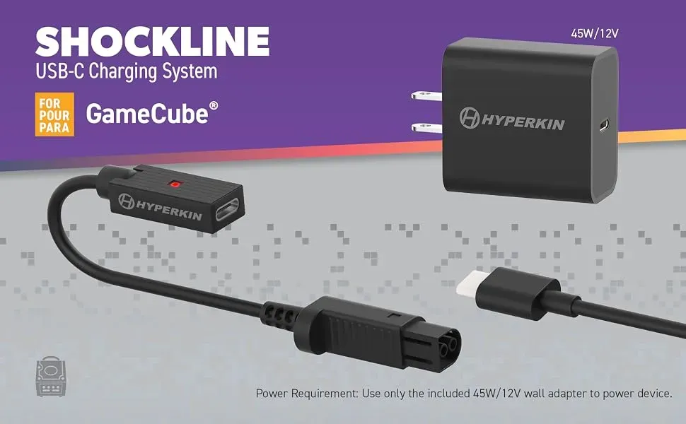 Ilustrasi hyperkin shockline for nintendo gamecube Ganti Adaptor Jadul Konsol Retro ke USB-C Mulai Rp350 Ribuan