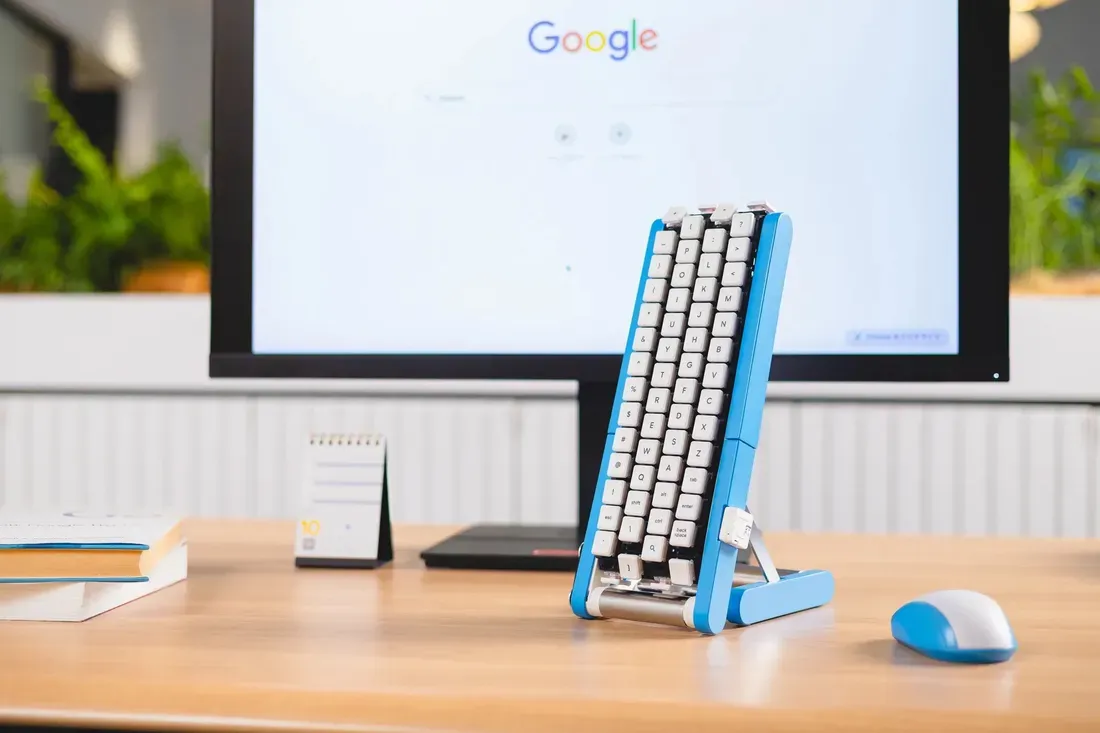 Detail mekanisme sabuk konveyor pada Gboard eksperimental