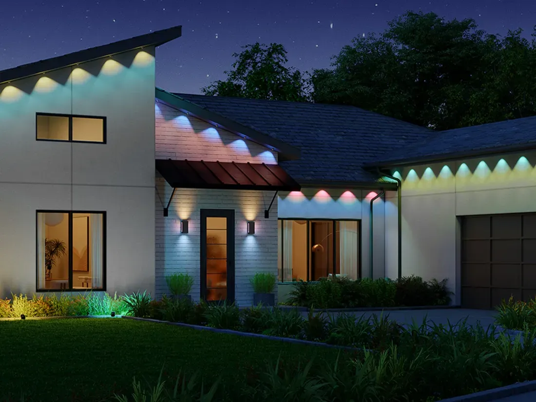 Ilustrasi goveeoutdoorsmartlightshoude2 Govee Permanent Outdoor Lights 2 Pro: Inovasi Pencahayaan Du