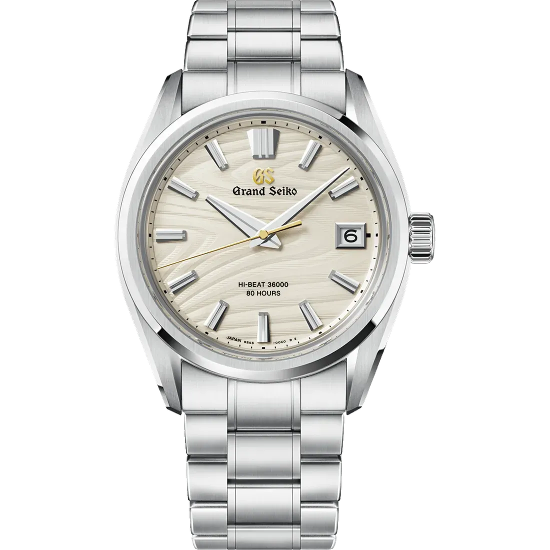 Bagian depan jam tangan Grand Seiko SLGH039 Ever-Brilliant Steel