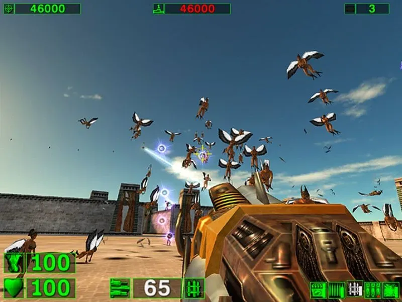 Ilustrasi serious sam classic the first encounter gameplay Hadirkan Nostalgia FPS, Serious Sam Classics Diskon Jadi Rp1