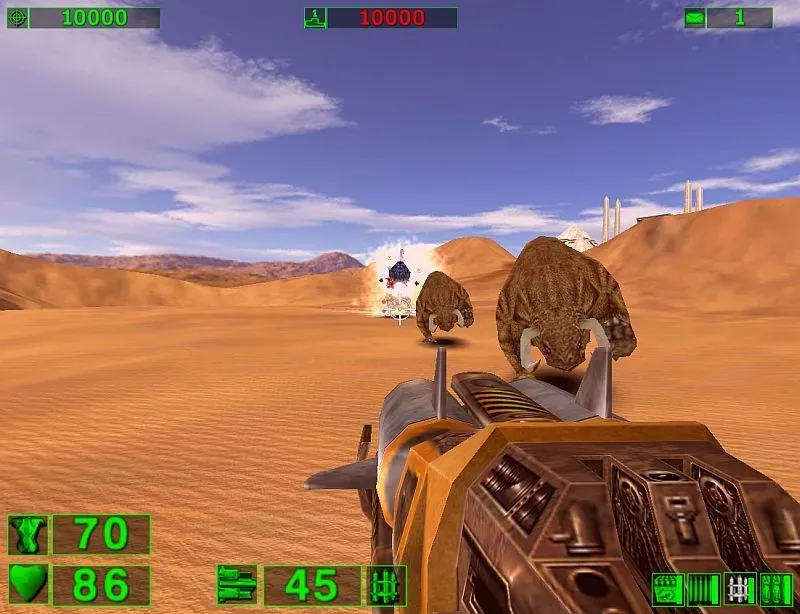 Ilustrasi serious sam classic the first encounter gameplay v2 Hadirkan Nostalgia FPS, Serious Sam Classics Diskon Jadi Rp1
