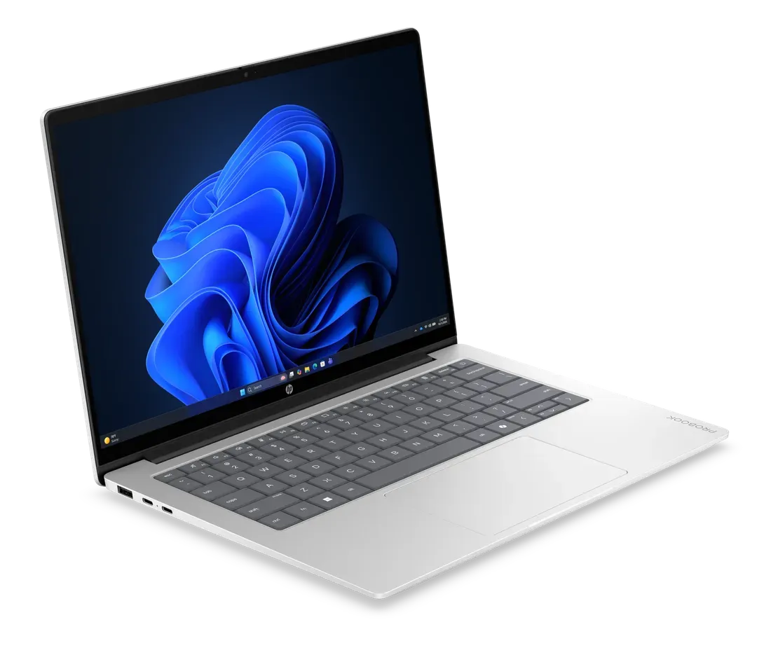 Sisi port konektivitas USB-C pada HP ProBook 4 G2iS