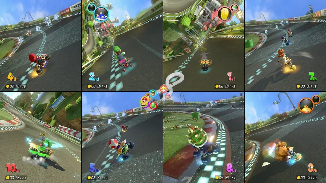 Ilustrasi nintendo swtich 2 mario kart 8 Mario Kart 8 Deluxe Dapat Update Switch 2: Dukung 8 Pemain S