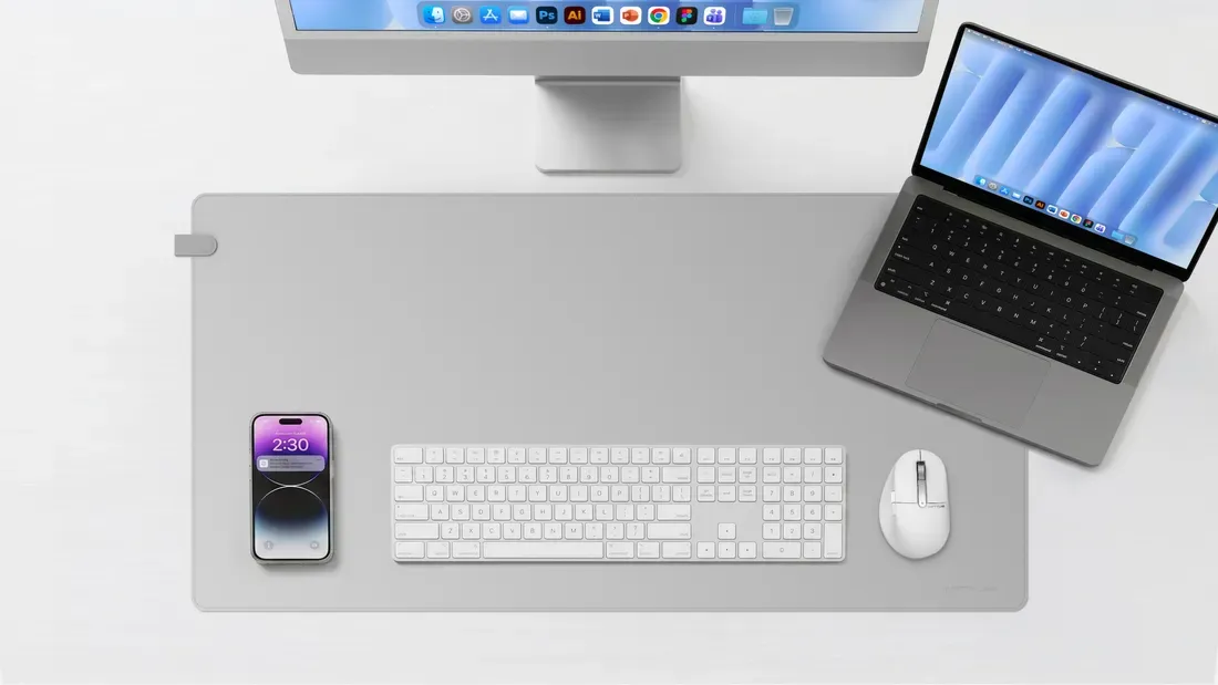 Ilustrasi benq inftylab flow desk mat Menjelajah BenQ INFTYLAB: Lini Aksesori Minimalis Khusus Pen