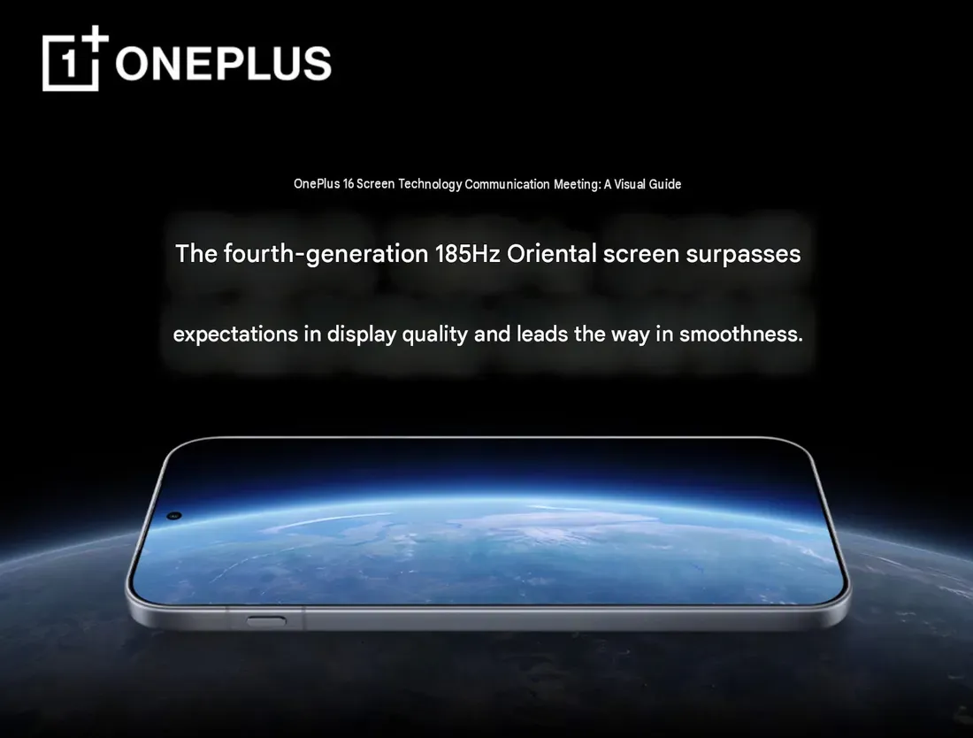 Detail spesifikasi layar OnePlus 16 dengan refresh rate 185 Hz