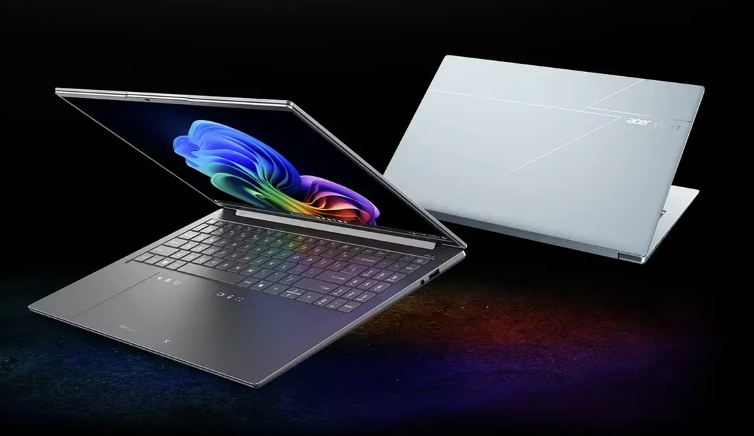Foto tampak bagian bawah dan ventilasi Pakai Intel Arc B390 dan OLED 120Hz, Sehebat Apa Acer Swift