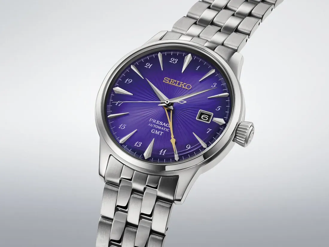 Seiko Presage Cocktail Time HCB006 Edo Murasaki edisi terbatas