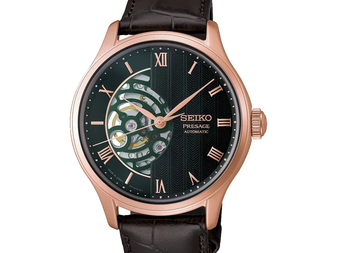 Ilustrasi seiko presage japanese garden hcb007 dial Seiko Rilis Presage Japanese Garden: Jam Tangan Open-Heart M