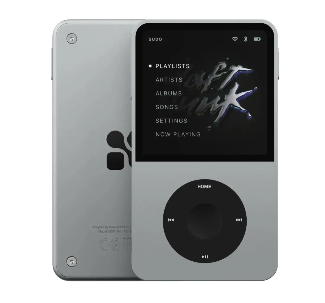 Pemutar musik Sudo varian warna silver