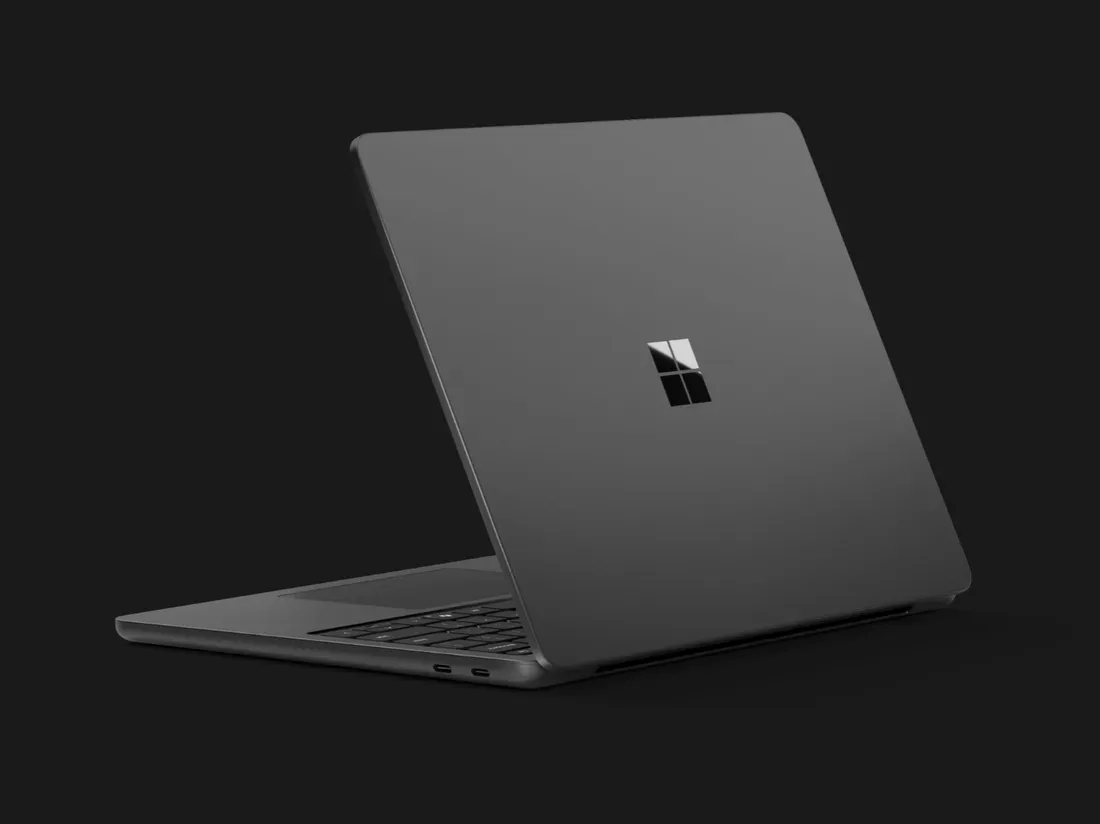 Foto tampak penampang atas Tahan 18 Jam Seharian, Laptop 13 Inci Terbaru Microsoft Makin Menggoda