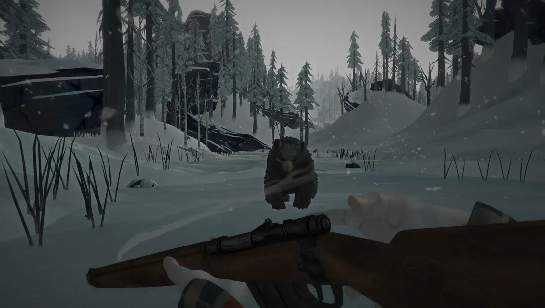 Beruang kutub ancaman satwa liar dalam game The Long Dark