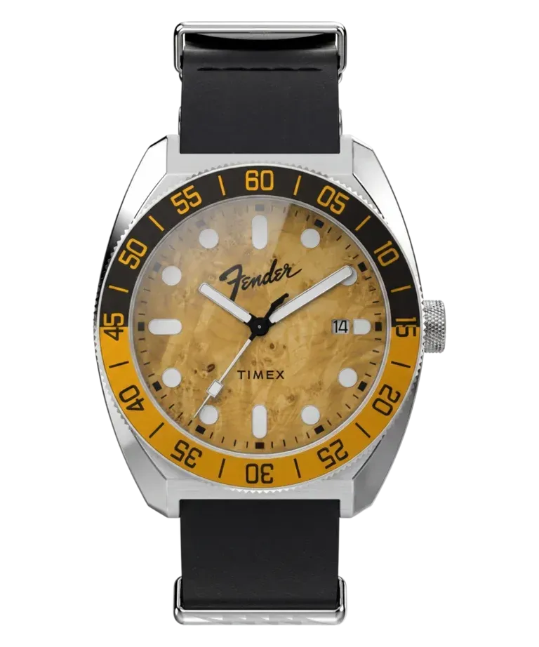Ilustrasi fender x timex automatic tw6a14600 1 Timex dan Fender Rilis Jam Tangan Edisi Spesial Elegan Tema