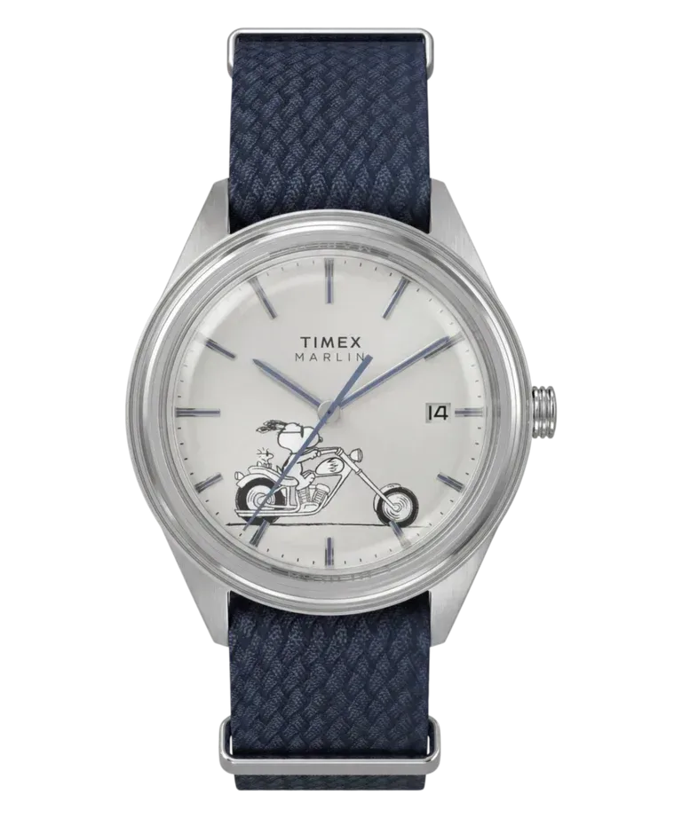 Ilustrasi timex marlin jet snoopy tw2y8100010 Timex Rilis Jam Tangan Marlin Jet Automatic Edisi Snoopy Ber