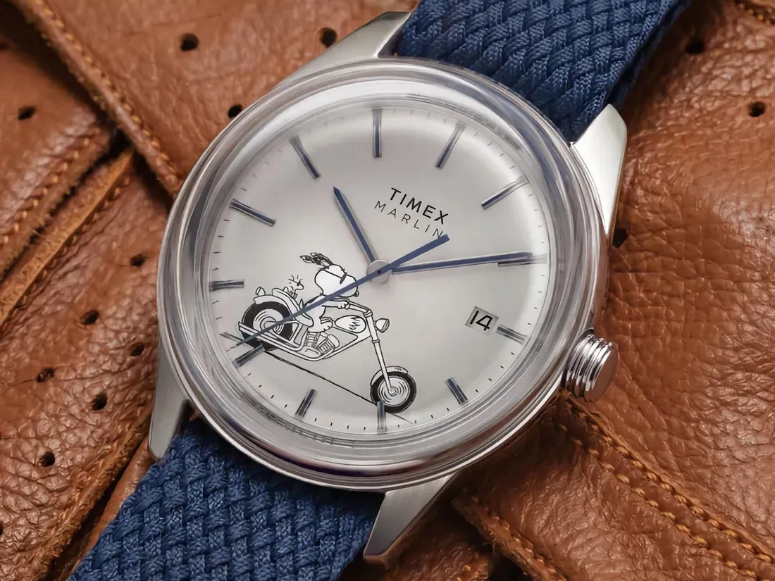 Ilustrasi timex marlin jet snoopy tw2y81000 j15 Timex Rilis Jam Tangan Marlin Jet Automatic Edisi Snoopy Ber