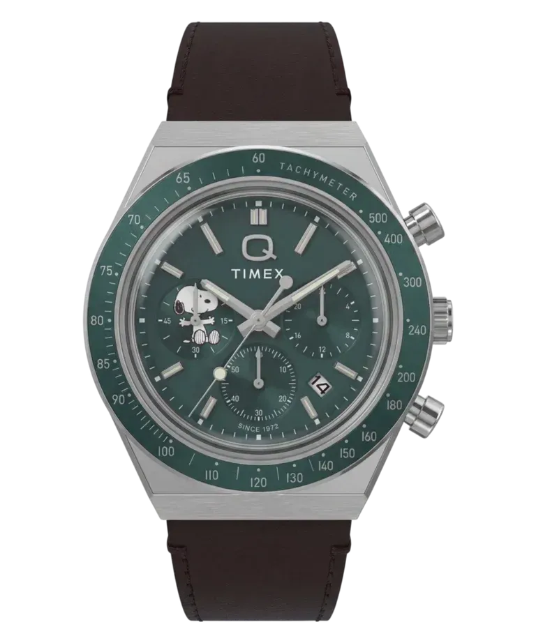 Ilustrasi peanuts x q timex chronograph tw6a04400 1 Timex Rilis Jam Tangan Snoopy Baru: Gaya Klasik dengan Sentu