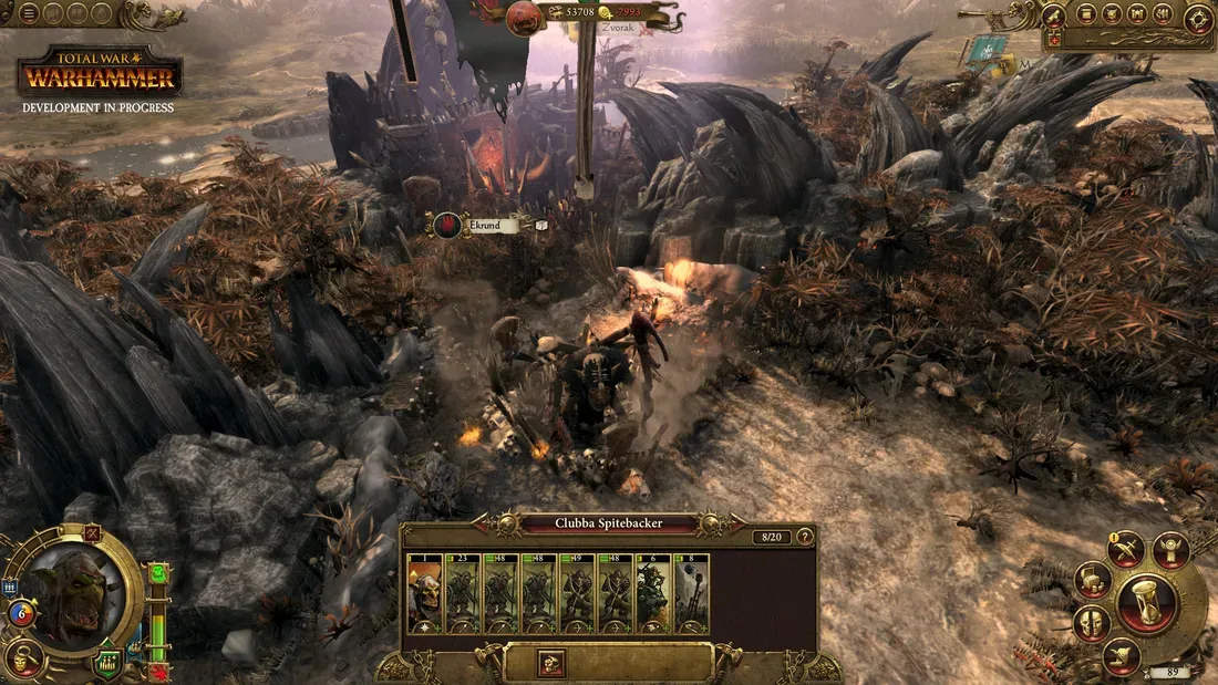 Suasana pertempuran kolosal dalam Total War: Warhammer