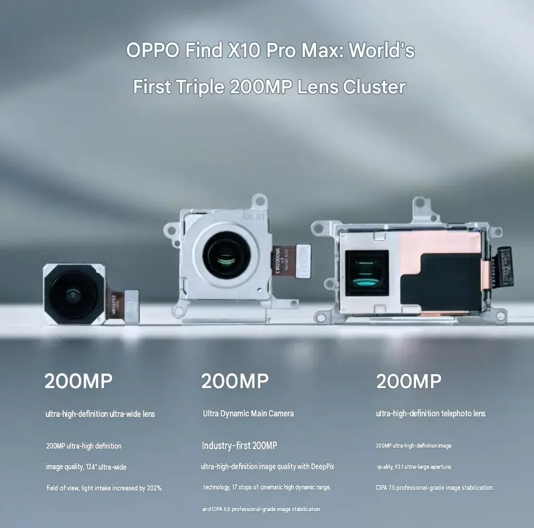 Ilustrasi oppo find x10 pro max triple 200mp sensors confirmed 1 Usung Kamera Triple 200 MP dan Baterai 8.000 mAh, Oppo Find