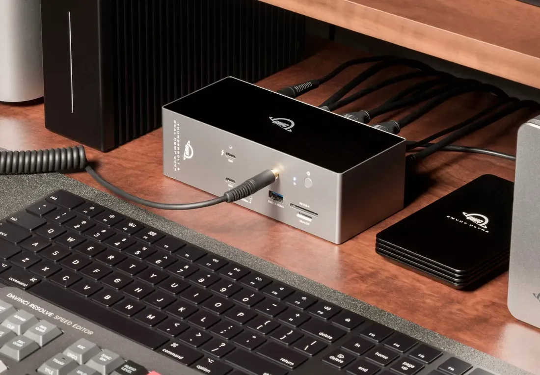 Foto desain fisik docking station Usung Thunderbolt 5 dan PD 140W, Ini Keunggulan OWC Thunderb