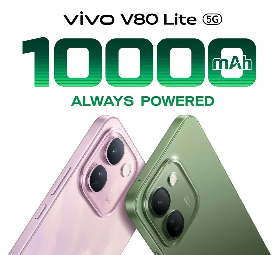 Ilustrasi vivo v80 lite 5g Vivo V80 Lite 5G Resmi Meluncur dengan Baterai Raksasa 10.00