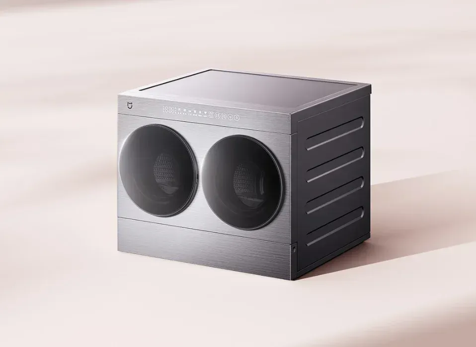 Ilustrasi xiaomi dual drum mini washer dryer Xiaomi Rilis Mesin Cuci Ringkas Dua Tabung Mijia, Solusi Hig