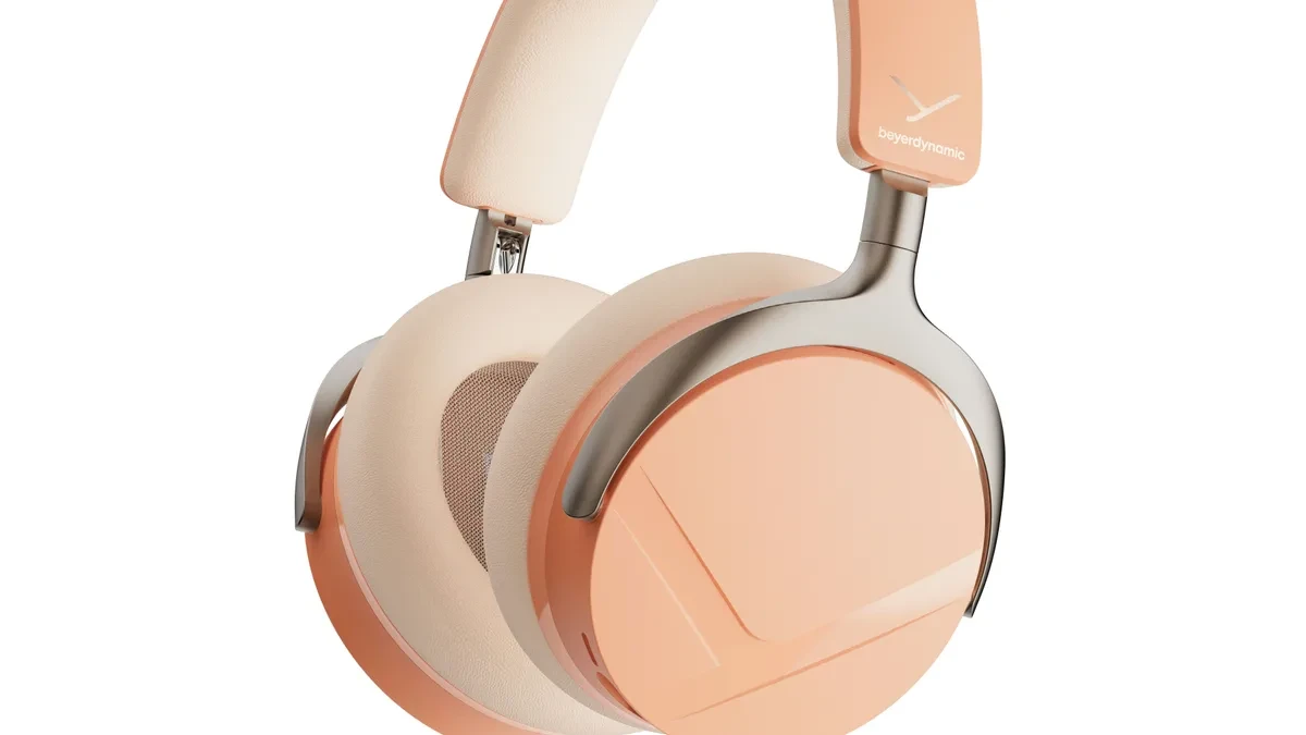 Headphone nirkabel Beyerdynamic Aventho Y dengan desain modern over-ear