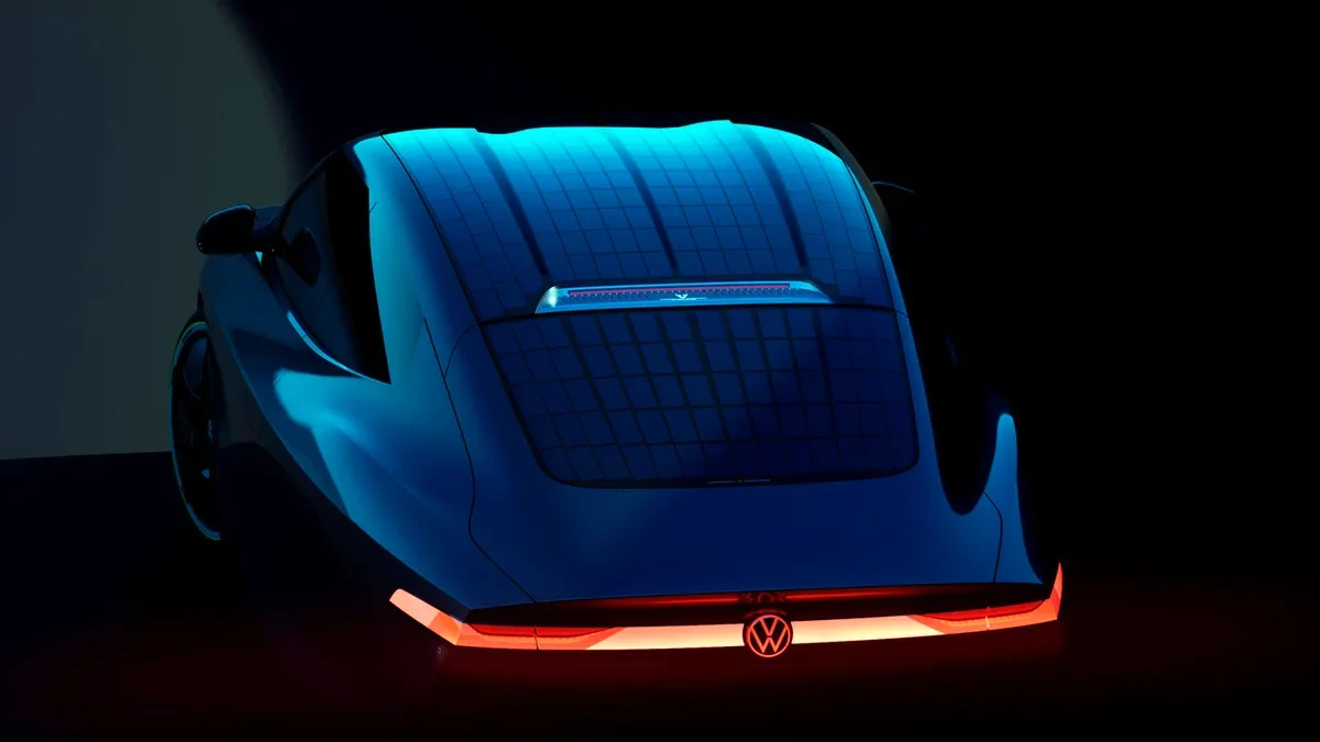 Mobil konsep Volkswagen Mission Efficiency dengan desain aerodinamis