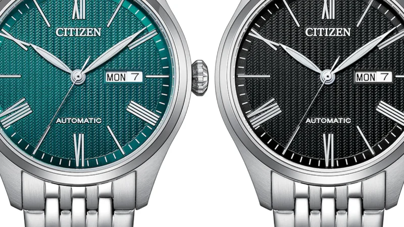 Citizen Rilis Jam Tangan Otomatis Elegan Rp4 Jutaan dengan Dial Bertekstur