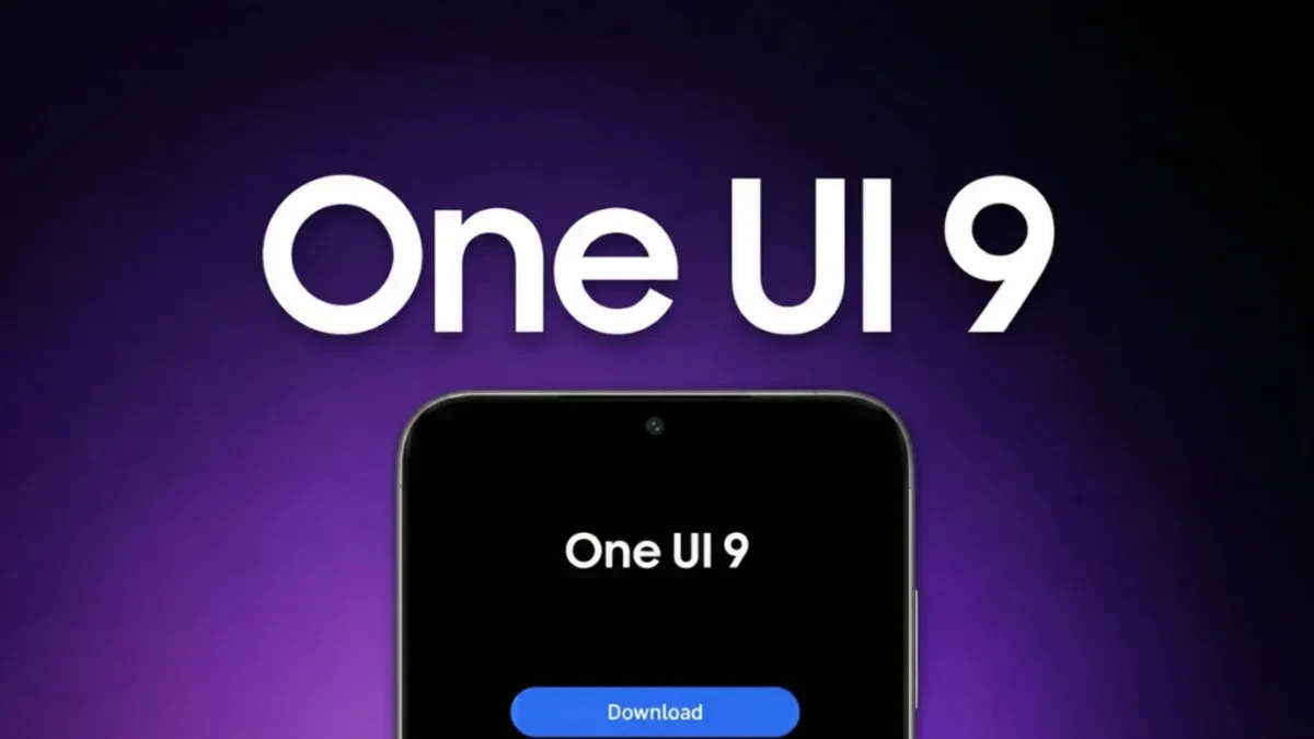 Smartphone Samsung Galaxy dengan antarmuka One UI terbaru