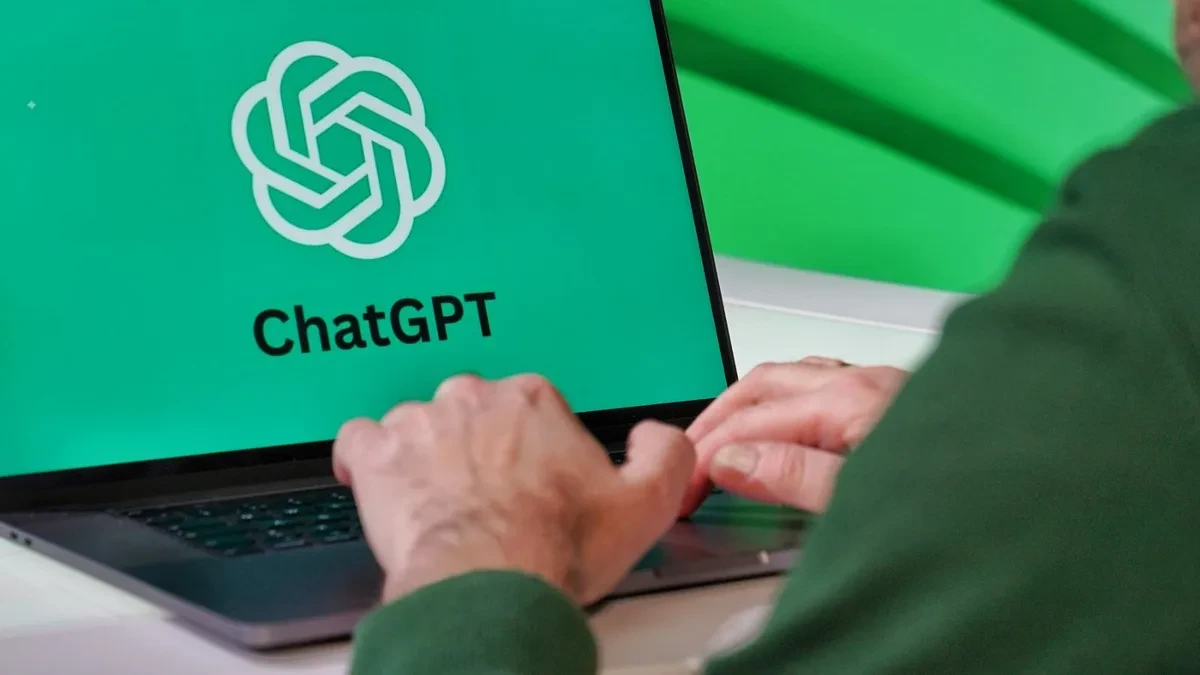 Ilustrasi antarmuka OpenAI ChatGPT Work dan GPT-6 Astra pada perangkat desktop