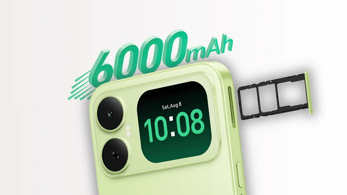 Honor Play 20C dengan layar sekunder belakang