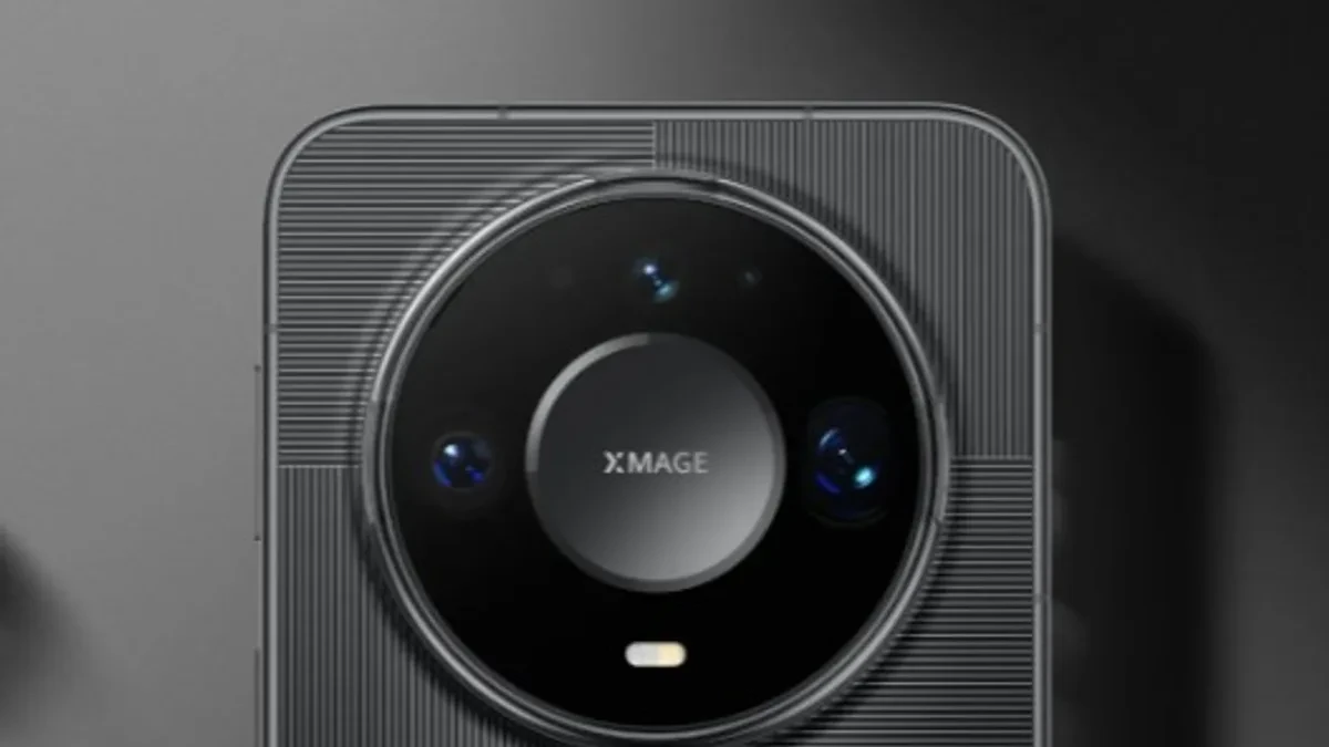 Tampilan belakang Huawei Mate 90 Pro Max dengan modul kamera melingkar yang khas