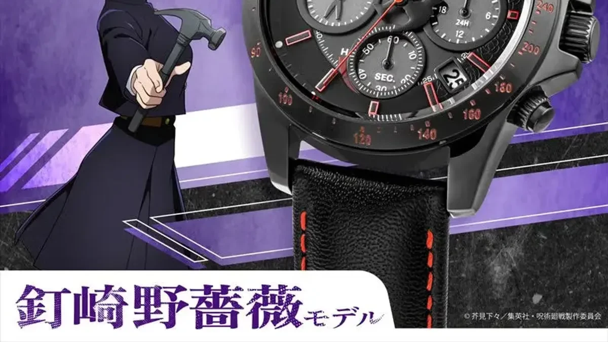 Jam tangan Angel Clover edisi Jujutsu Kaisen Nobara Kugisaki